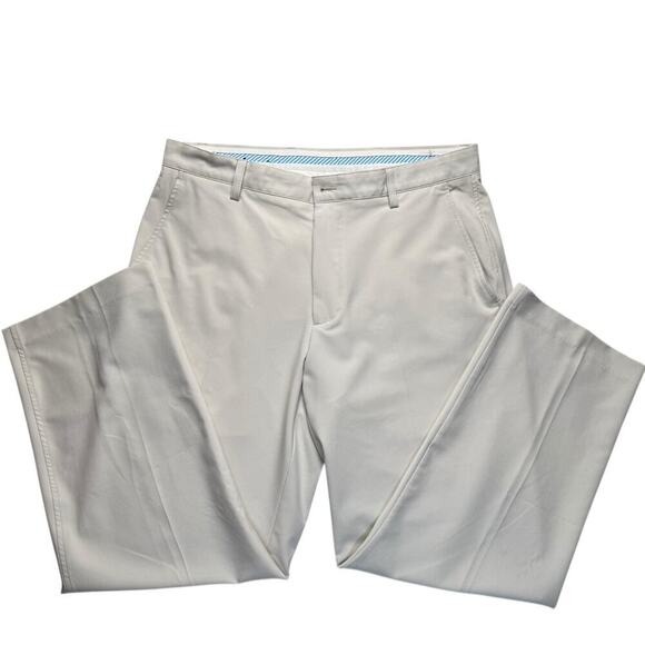 FootJoy FJ Men's Golf Pants Tan/Beige Athletic Performance Fit 36X30 - Picture 1 of 8